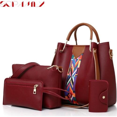 Fashion Set Composite Bag Solid Color Women Crossbody Bags Female Luxury Leather Handbag Ladies Shoulder Bags Bolsos Sac 2021