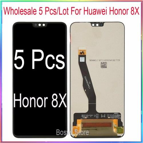 Wholesale 5 Pcs/Lot for Huawei Honor 8X LCD screen display with touch assembly JSN-L21 JSN-L42 JSN-AL00 JSN-L22