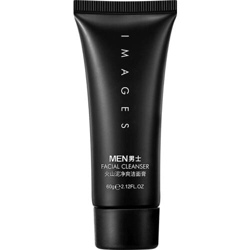 Volcanic Mud Cleanser Refreshing Moisturizing Oil Control Gentle And Non Tightening Deep Cleansing Men Face Skin Care