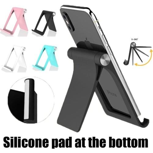 Portable Phone Holder Stand Mobile Smartphone Support Tablet Stand for iPhone Mobile Holder Desk Cell Phone Holder Stand
