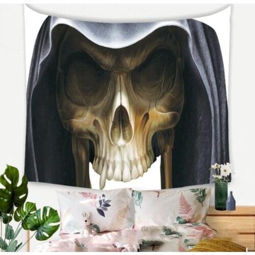 Halloween Hanging Cloth Cartoon 3d Digital Printing Retro Tapestry Net Red Background Cloth Live Rectangular Decorative Cloth