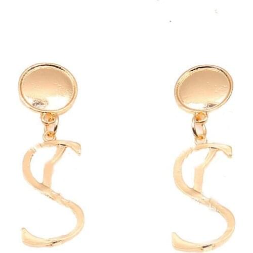 925 Sterling Silver Pin Europe and The United States New Trend Long Fashion Simple Exquisite Earrings Versatile Personality