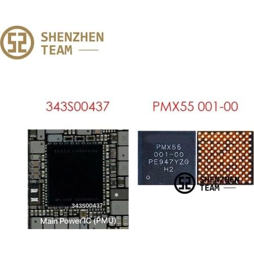 SZteam Main Power IC 343S00437 PMU IC Baseband Power IC PMX55 001-00 BBPMU IC for iPhone 12 12pro max