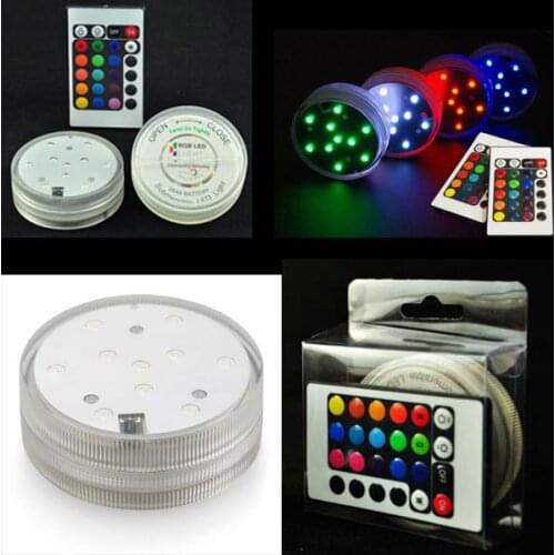 2016 Birthday Decorations Kids Hot Multi Sales Remote Control Rgb Led Light Base for Smoking Rushed Hookah Shisha As Accessories