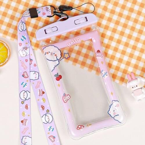 Universal Waterproof Pouch With Airbag for IPhone Samsung Huawei Swimming Waterproof Bag for Mobile Phones Sealed Case On Beach