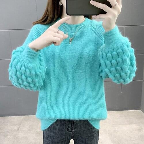 Knitted Sweater Women Pullovers knitting 2020 Spring and Autumn Women Sweaters Pullover Tops Female