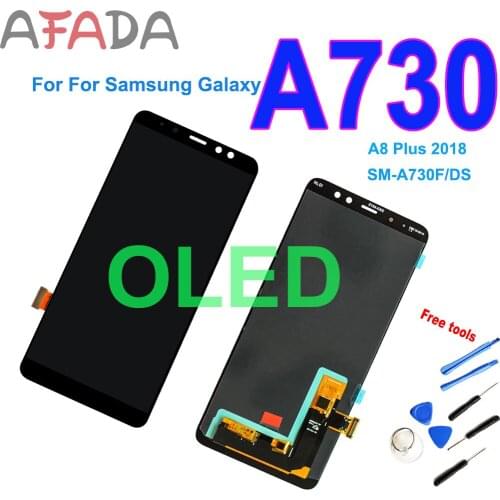 AAA+ Oled 6" LCD Display For Samsung Galaxy A8 Plus 2018 A730 A730F/DS Touch Screen Digitizer Assembly Replacement Repair Parts