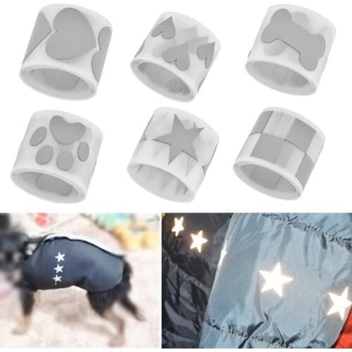 1 Roll Reflective Sticker Wear-resistant Self-adhesive Multi-shape Reflective Assorted Star Decals Tapes for Car Clothing DIY