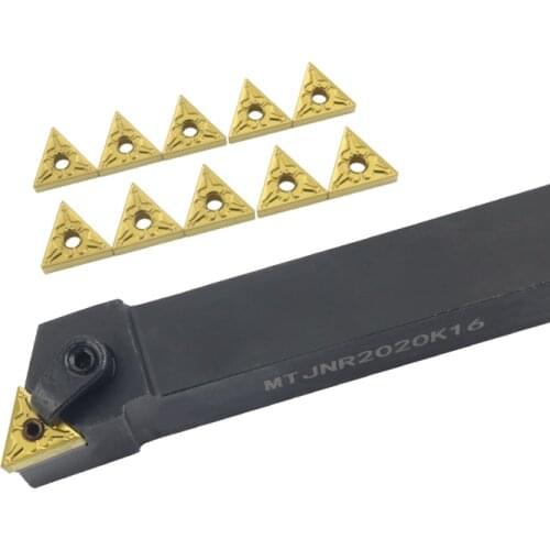 1pc MTJNR1616H16 MTJNR2020K16 MTJNR3232P16 External Triangul Turning Tool Holder TNMG16 Carbide Inserts Lathe Cutting Tools Set