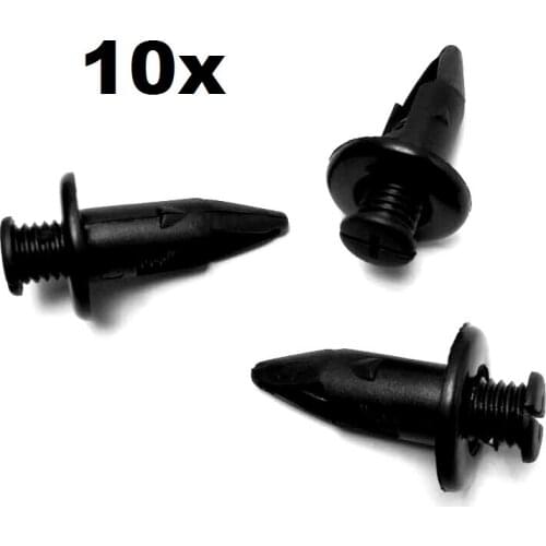 10pcs Bumper Fascia Clip Push Type Retainer A17143 A19407 For Honda #91502-SM4-000 Nylon
