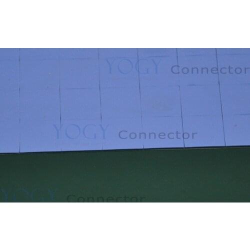 100 pcs/lot) 15*15mm Thickness 0.5mm Blue Silicone thermal pads, Widely used in chip cooling
