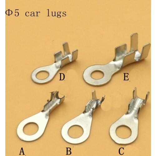 5.2 Round Terminal Crimping Terminal M5 Tab Copper Opening Nose End DJ431-5A/B/C/D/E