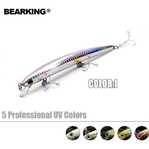 Bearking 2017 Fishing Lure Each lot 5 pcs Minnow 18cm 26g Depth Wobbling Minnow Lure Plastic Hard Bait Fishing Wobblers