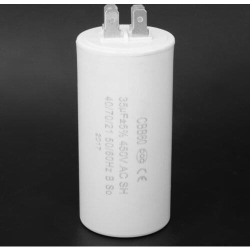 1 pcs Generator Capacitor CBB60 Eco-friendly 4 Pin Motor Running Start Capacitor 450V 35uf ESR 0.2 for Appliance