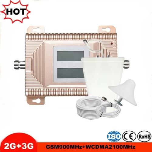 GSM UMTS repeater 900 2100Mhz Dual Band Cellular Signal Booster 2G 900/ 3G WCDMA UMTS 2100 MHz