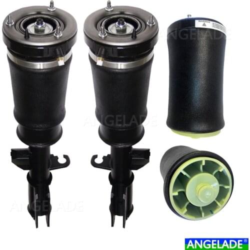 Set 4 Front Rear BMWE53 X5 2000-2007 Air Suspension Spring Shock Air Bag 37116757501 37116757502 37126750355 37126750356