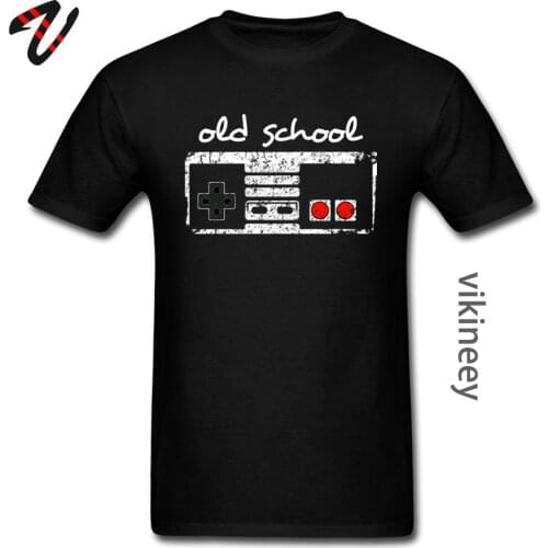 Vintage Old School Playstation Games Control Unit T Shirt For Men TV Gamer O Neck 100% Cotton Tops T Shirt Print Sweatshirts
