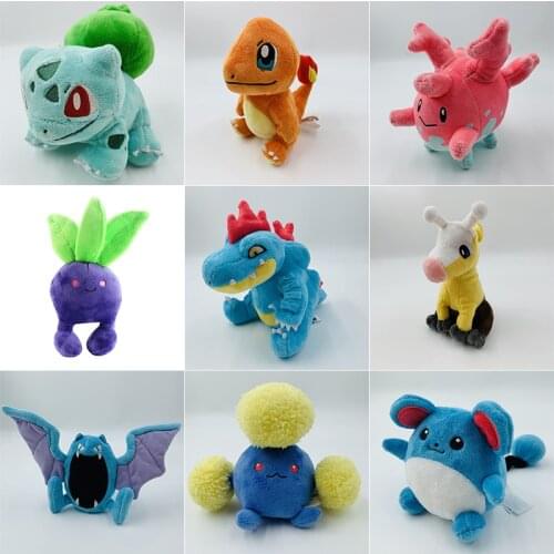 Pokemon Ivysaur Venusaur Corsola Feraligatr Girafarig Oddish Snivy Turtwig Stuffed Hobby Anime Plush Doll Toy Gift Peluches