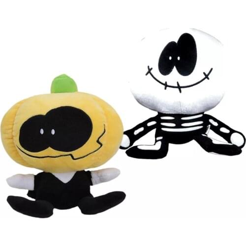 New Arrival Big 30cm Spooky Month Skid and Pump Friday Night Funkin Soft Cartoon Game Dolls Plush Stuffed Pillow Toys Kids Gifts