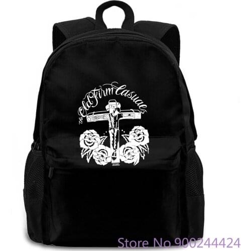 Sale Authentic The Old Firm s Band Crucified Skinhead Brand New women men backpack laptop travel school adult student