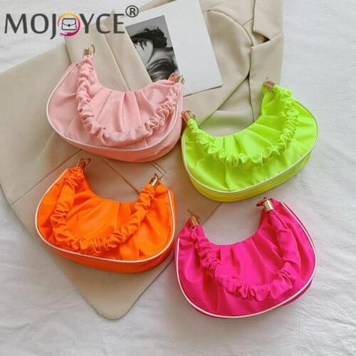 Candy Color Design Shoulder Bags Vintage Style Female Purse Waterproof Underarm Bags Friends Presents Gift Supplies