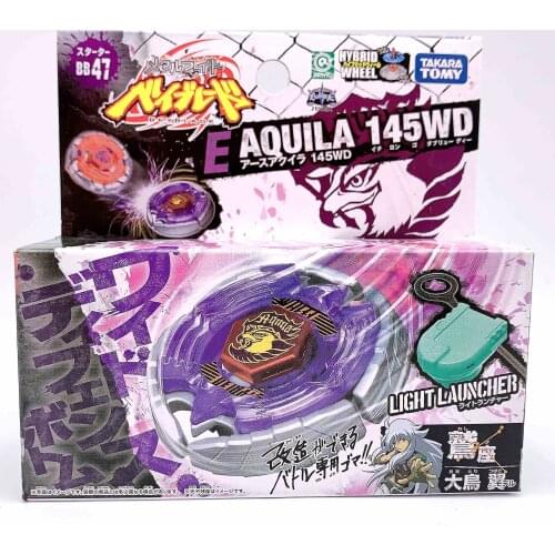 TAKARA TOMY JAPAN BEYBLADE METAL FUSION BB-47 EARTH EAGLE AQUILA 145WD LAUNCHER