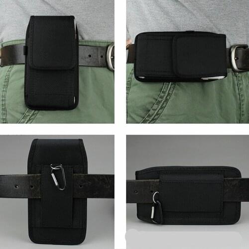 Universal Nylon Mobile Phone Running Waist Bag Jogging Gym Sport Fitness Wrist Armband Bag Outdoor Leather Belt Clip Phone Cover