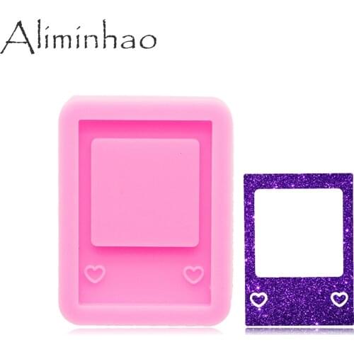 DY0988 Bright Make for Save Photos Keychain mold , Epoxy Resin Jewelries Making Tools, Resin Crafting Mold