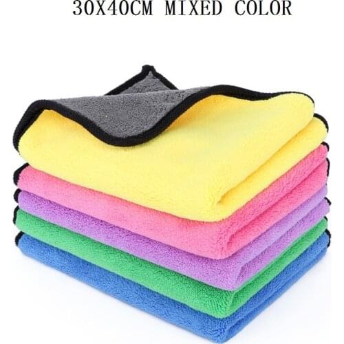 10pcs 30*40cm Car Wash Towels Cleaning Duster Cloth Microfiber Washing Drying Towel Microfiber Cleaning Cloth
