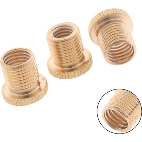 3pcs Gear Shift Knob Thread Adapter Nuts Insert M10x1.25 & M10x1.5 & M8*1.25 Kit