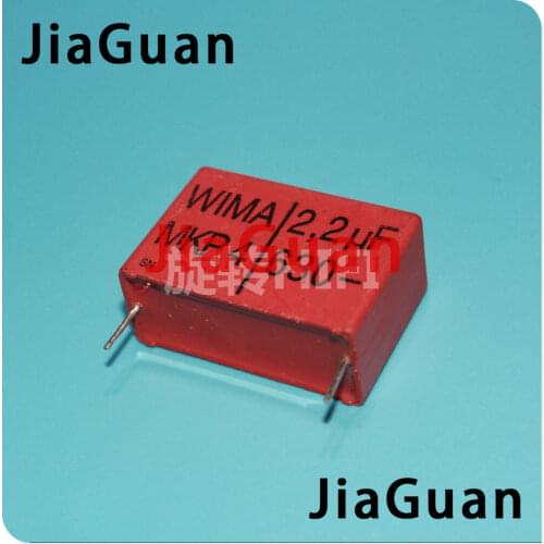 4PCS RED WIMA MKP4 2.2UF 630V PCM37.5 original new MKP-4 225/630V P37.5mm audio 225 hot sale 2.2uf/630v 2U2 2200nf