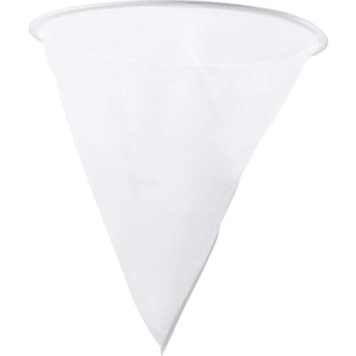 7PCS 150mesh Impurity Filtration Honey Filter Cone-shape Sieve Mesh Strainer Apiary Nylon Knitted White Purifier flow hive