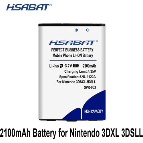 HSABAT SPR-003 2100mAh Battery for Nintendo 3DSLL, DS XL 2015, NEW 3DSLL, SPR-001 SPR-A-BPAA-CO Batteries