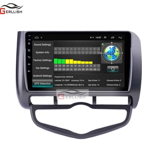 9" IPS Screen Android Car Radio Navigation GPS right hand for Honda city JAZZ FIT 2002 2003 2004 2005 2006 2007 2008