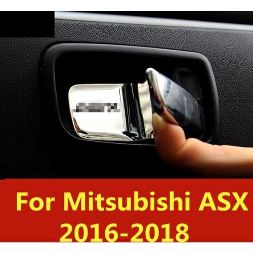 Car Styling Inside handle Decorative patch Modification dedicated Interior Inner door Door bowl For Mitsubishi ASX 2016-2018