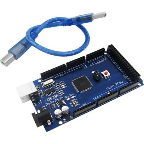 Free shiping , 5set/LOT , Mega 2560 R3 ,CH340G, ATmega2560 AVR USB board +free USB cable X
