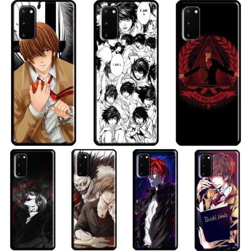 Light Yagami DEATH NOTE Case For Samsung Galaxy S21 Ultra S8 S9 S10 Plus Note 9 10 Note 20 Ultra S20 FE Back Cover