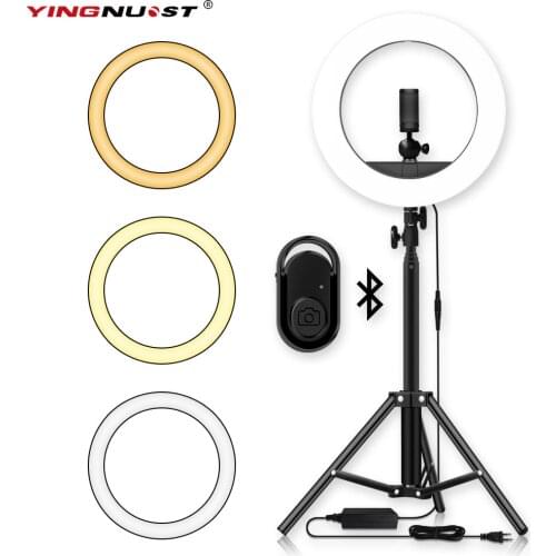 Camera Photo Studio Phone Video 14inch 55W 240PCS LED Ring Light 5500K Photography Dimmable Ring Lamp With 170CM Tripod