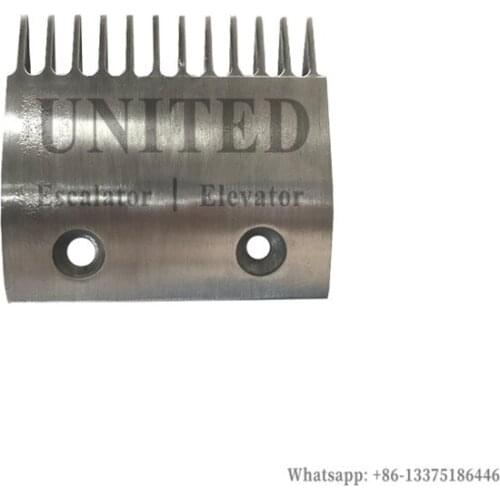 Escalator Aluminum Comb Plate 2L08785A L108mm W100mm Hole Space 60mm 12Teeth CENTER MIDDLE