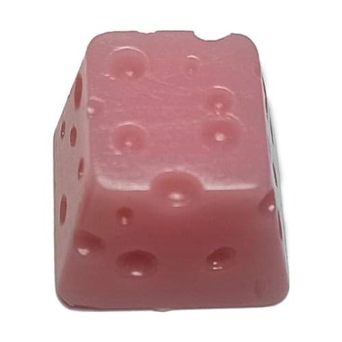 D08B DIY Keyboard Keycap Personality Design Custom Resin Cheese Backlit Keycap OEM Profile R4 for cherry Mx Gateron Switch