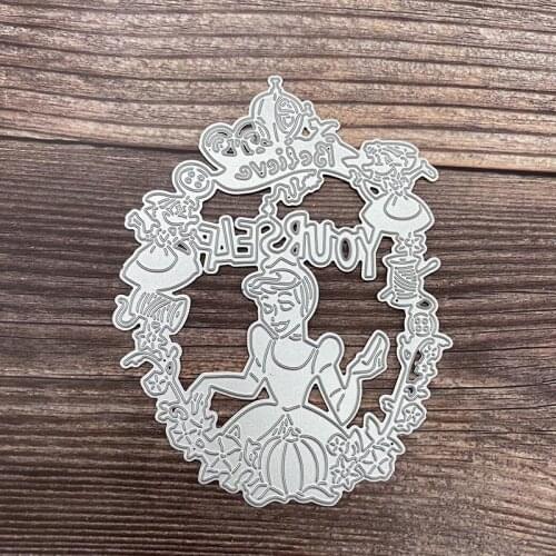 Metal Cutting Dies Stencils YOURSELF Beauty for Scrapbooking Stamp/Photo Album Decorative Embossing DIY Paper Cards