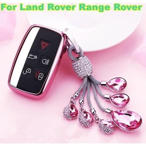 For Land Rover Range Rover evoque Discovery sport 4 DISCOVERY 5 JAGUAR xfl gift Car key set pink key shell key bag female