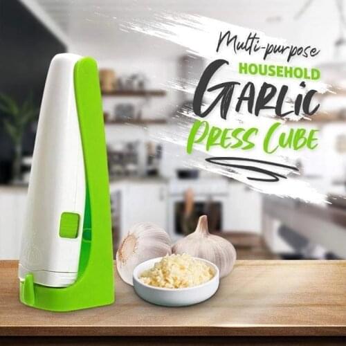 Garlic Press Cube Garlic Cutter Profession Magic Garlic Cube Grip Press Multifunctional Kitchen Tools