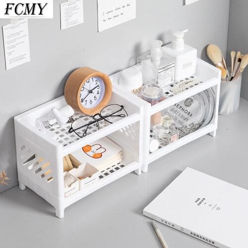 Simple Desktop Storage Shelf Pink Desk Accessories Organizer Office School Supplies Desk Organizer Mesh Desk Organizer
