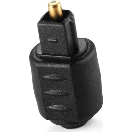 Optical 3.5mm Female Mini Jack Plug To Digital Toslink Male Audio Adapter EM88