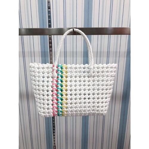 Luxury Brand Designer Style Female Travel Beach Weave Bag Weave Handbag Women Bags Pvc Knitting Basket Casual Totes