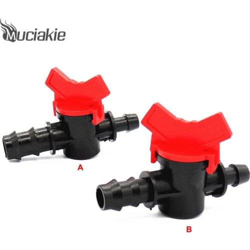 MUCIAKIE 1 piece 16mm 20mm to 8mm Garden Hose Adjustable Switch Valve Plastic Coupling Pipe Connector for Irrigation Supplies