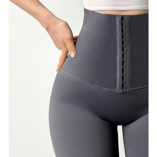 SALSPOR Button Seamless Sexy Leggings Women Fitness Hips Push Up High Waist Women Leggings Sporty Gym Girdle Female Clothing