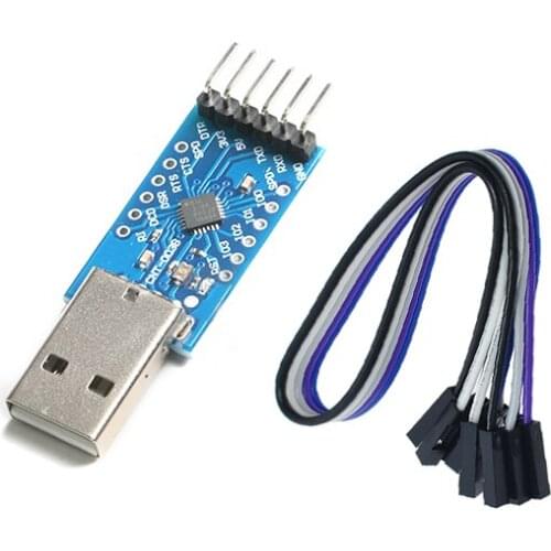 CP2104 USB 2.0 to TTL UART 6PIN Module Serial Converter STC PRGMR Replace CP2102 With Dupont Cables
