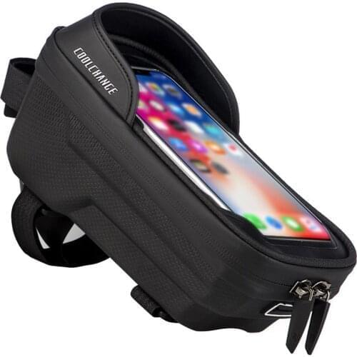 Touch Screen Bicycle Bags,MTB Cycling Bike Head Tube Bag,Bicycle Handlebar Cell Mobile Phone Bag Case Holder For Bike
